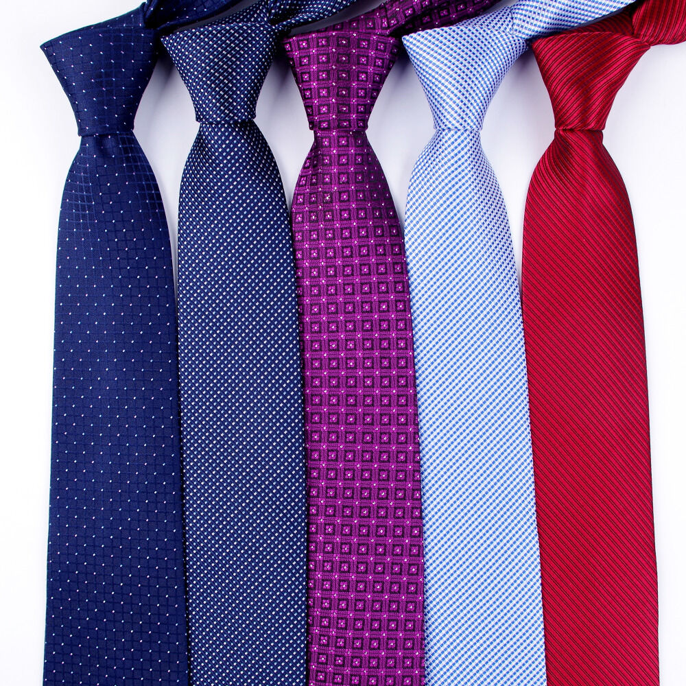 8cm  Men Jacquard Woven Tie Necktie Business Wedding Party Ties 17 Style
